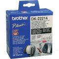 Товар DK11201 / DK22214 Brother Оригинальная лента черная на белом для Brother QL570/Brother 710W/Brother 720NW/Brother 800/Brother 810W/Brother 820NW (29 мм х 90 мм)