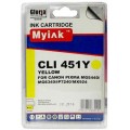 Похожий товар CLI-451Y MyInk совместимый желтый картридж для Canon Pixma iP6840/ iX6840/ MG5440/ MG6340/ MG7140/ MX724 (9.8мл)