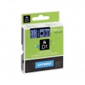 Товар S0720560 DYMO Картридж с пластиковой голубой лентой шрифт черный для DYMO Label Manager 210D/ 280/PnP/ 420P/ 500TS (7 м/12 мм)