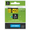 Товар S0720790 DYMO Картридж с пластиковой желтой лентой D1 шрифт черный для DYMO Label Manager 210D/ 280/PnP/ 420P/ 500TS (7 м/6 мм)