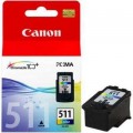Похожий товар CL-511 [2972B007] Цветной картридж к Canon Pixma MP 230/ 240/ 250/ 260/ 270/ 480/ 490; MX 320/330/ iP2700/ MX340 / MX350 ( 9 мл)