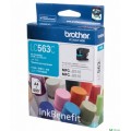 Похожий товар LC-563C Картридж для Brother MFCJ2510  Cyan (600 стр)