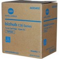 Просмотренный товар TNP-22C [A0X5452] Тонер картридж голубой для  Konica Minolta bizhub C35/C35P, (Ресурс: 6000стр.)