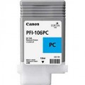 Просмотренный товар PFI-106PC (Photo Cyan) [6625B001] Картридж с чернилами для плоттера Canon iPF6400/6450 (130 мл)