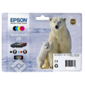 Просмотренный товар T26164 Комплект картриджей (№26 B,C,Y,M) для Epson XP-600/ 605/ 700/ 710/ 800/ 820 (300 стр.)