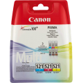 Похожий товар CLI-521 (C,M,Y) [2934B010] Набор картриджей к Canon Pixma iP3600, iP4600, iP4700, iP4600x, MP540, MP550, MP560, MP620, MP620B, MP630, MP640, MP660, MP980, MP990, MX860  (241 стр.)