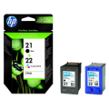 Похожий товар SD367AE Чернильные картриджи HP 21/22 Black/Tri-color (черный/ голубой/ пурпурный/ желтый), комбинир
