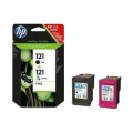 Похожий товар CN637HE Сдвоенная упаковка картриджей HP 121 Black/Tri-color ( CC640HE черный и CC643HE цветной)
