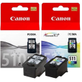 Похожий товар CL-511/PG-510 [2970B010] Цветной +черный картридж к Canon Pixma MP 230/ 240/ 250/ 260/ 270/ 480/ 490; MX 320/330/ iP2700/ MX340 / MX350